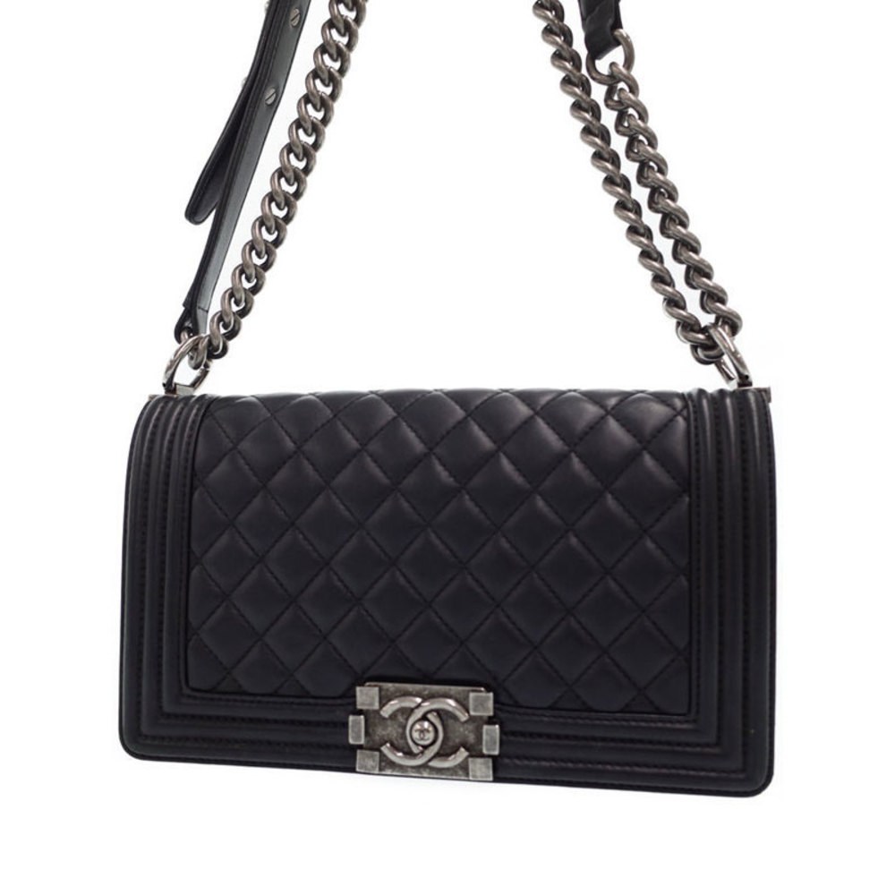 Chanel Chain Shoulder Bag Black